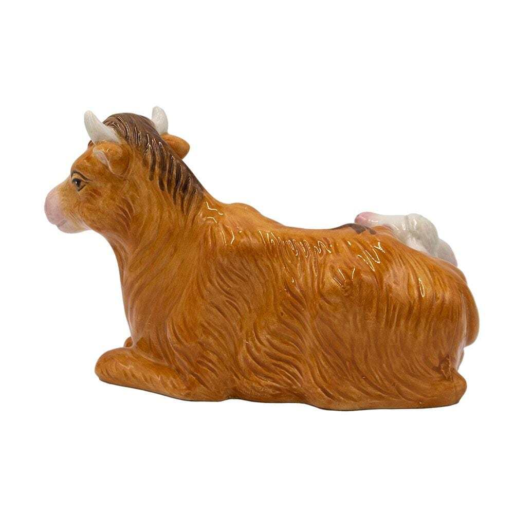 Nativity Oxen and Lamb Figurine, 4.75 IN