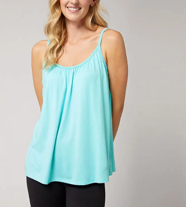 Womens Tank With Built-In Bra