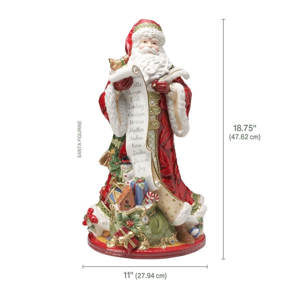 Holiday Home Santa Figurine, 18.75 IN