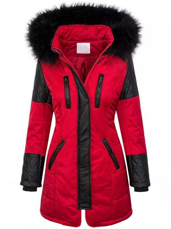 Women's winter coat warm lining parka coat Discount Store