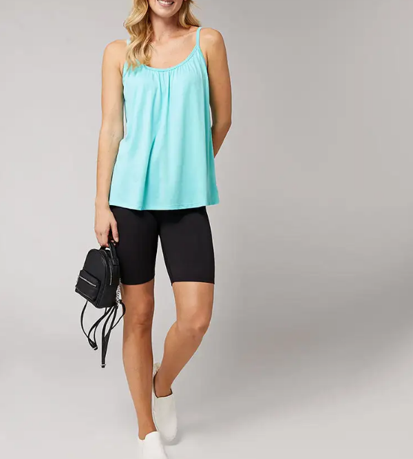Womens Tank With Built-In Bra