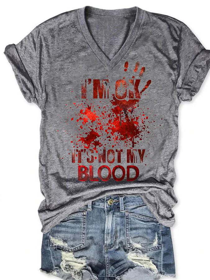 Halloween Ladies Print T-Shirt
