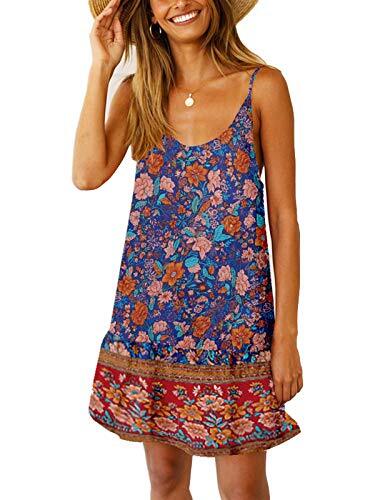 🔥Last Day Crazy Sale🔥Summer Dress Casual Floral Print Seaside Vacation