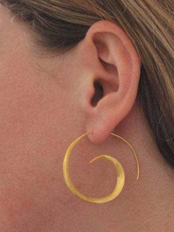 🔥Buy 2 Get 10% Off🔥Statement Round Spiral Leaf Earrings