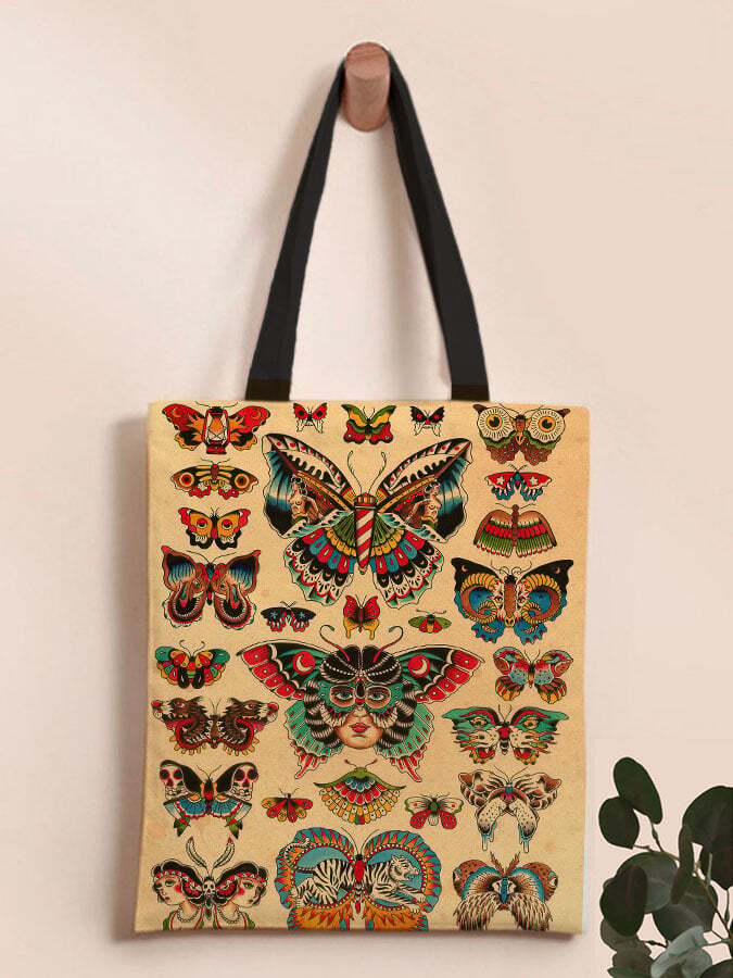 🔥Buy 2 Get 10% Off🔥Vintage Print Canvas Shoulder Bag