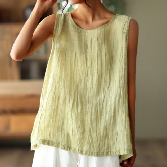 Solid Color Simple Sleeveless Tank Top
