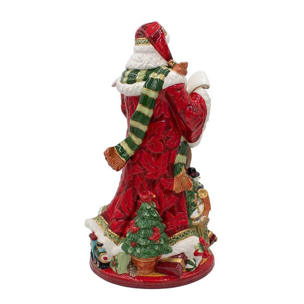 Holiday Home African American Santa Figurine, 18.75 IN