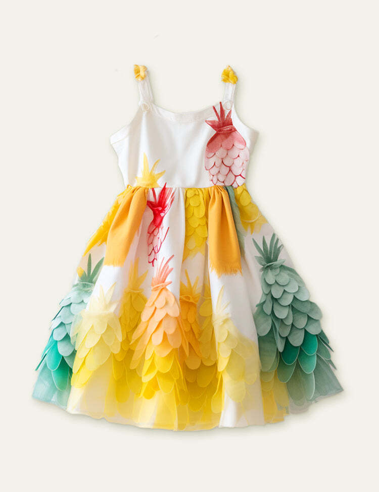 Pineapple Woven Dress