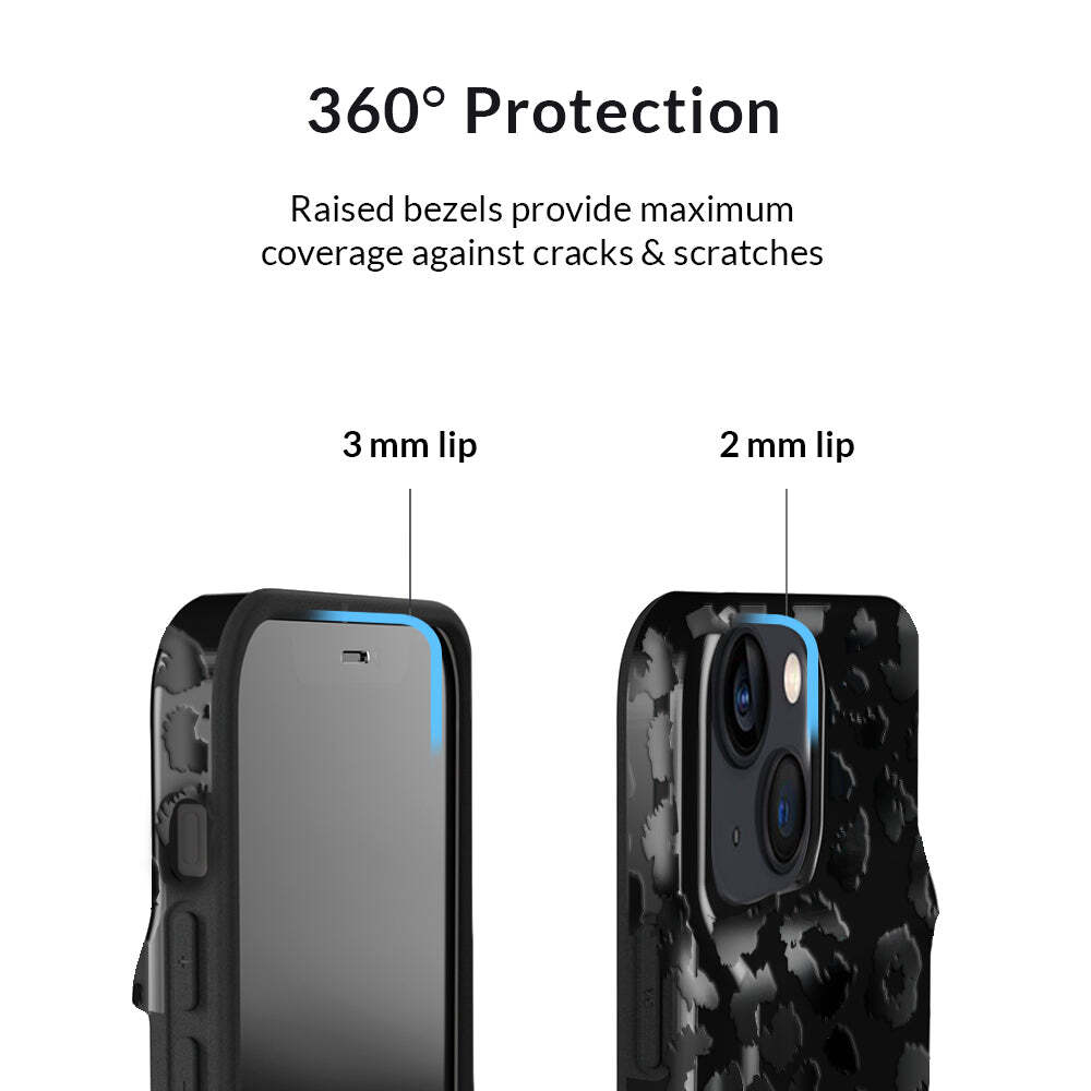 Black Leopard Wallet Case