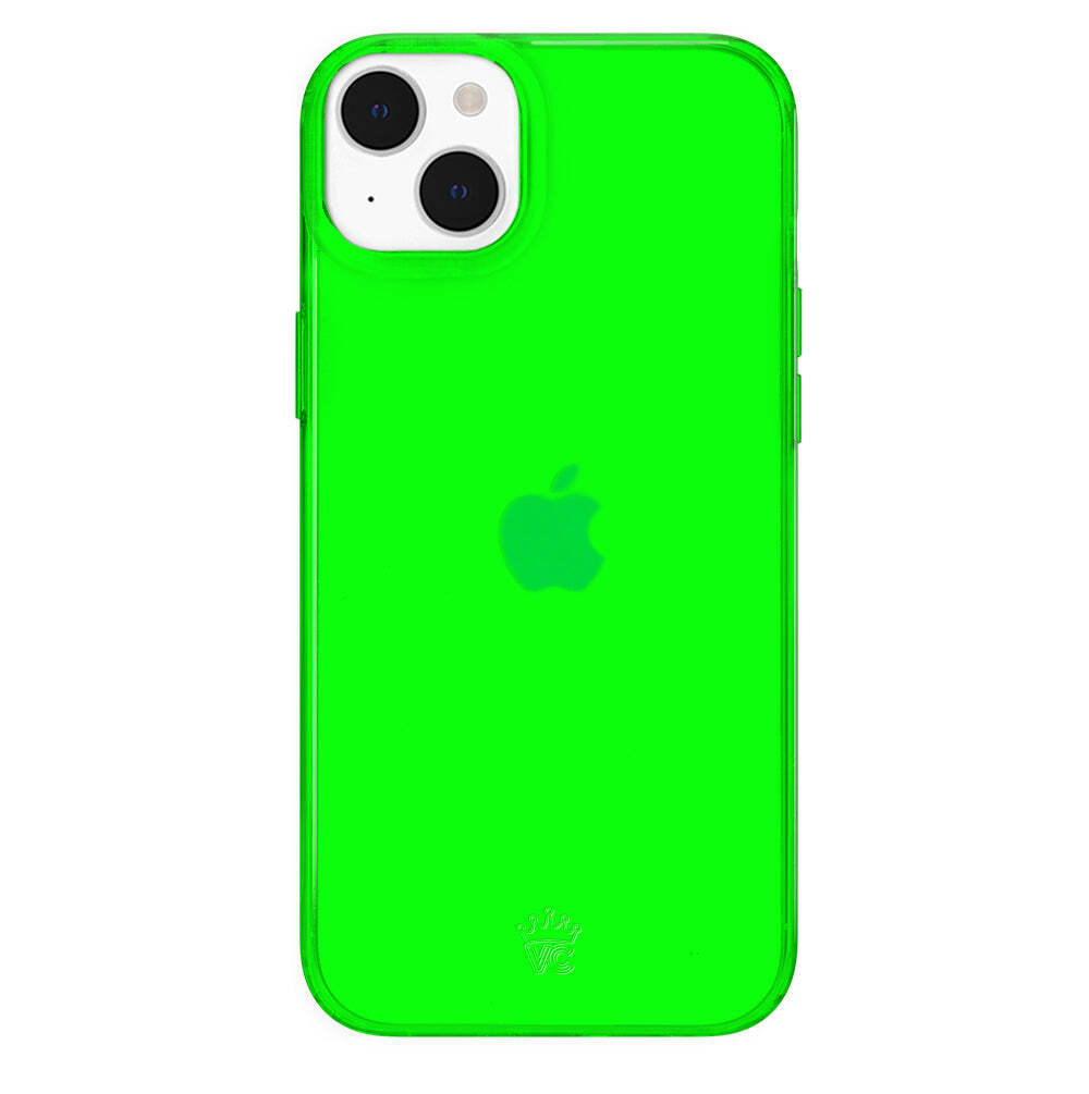Neon Green Clear iPhone Case
