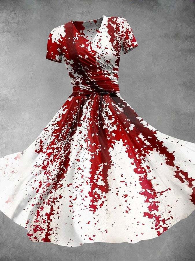 Halloween Women'S Casual Printed Dress