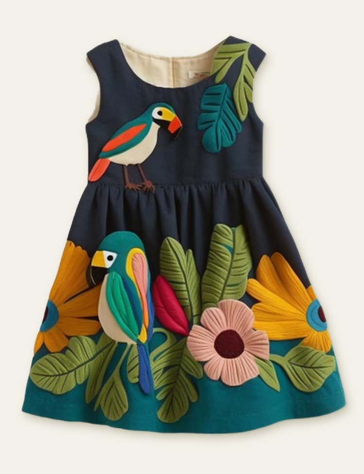 Parrot Forest Dress