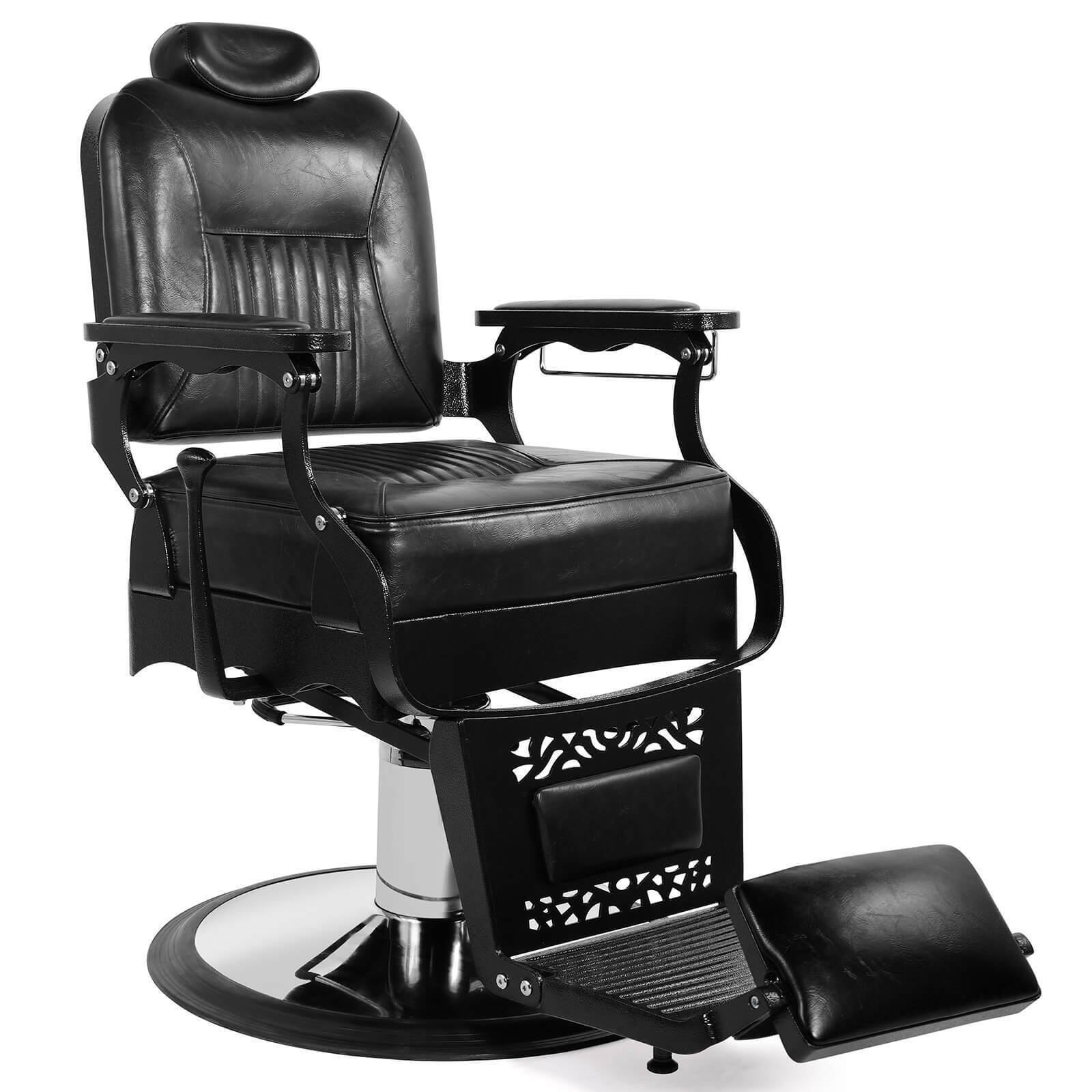 #5046 Vintage Heavy Duty Hydraulic Reclining Barber Chair