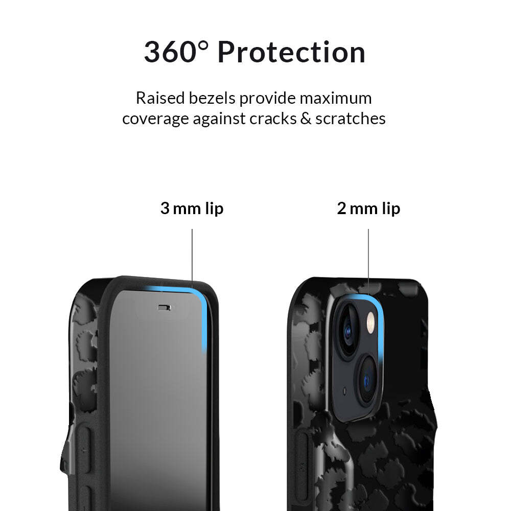 Black Leopard Wallet Case