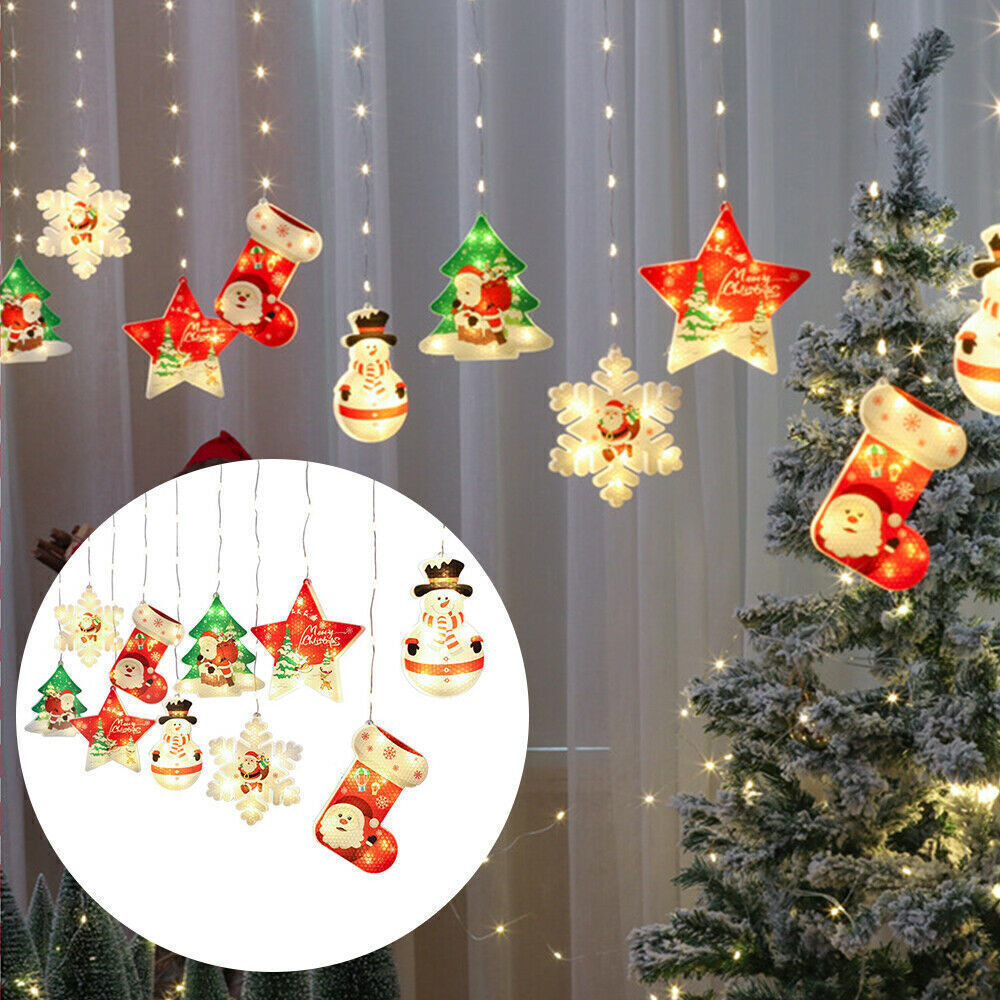 e???e???Christmas Decoration Lights Curtain Lights LED Lights e???