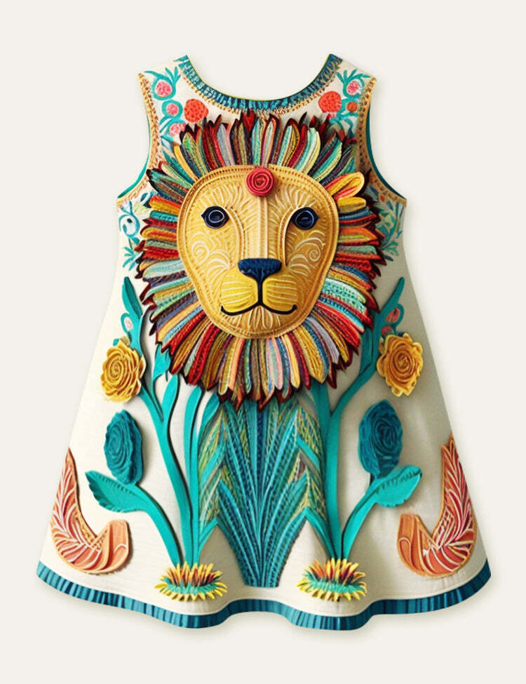 Egyptian Lion Creative Dress