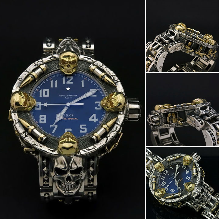 Armed Forces Destiny Struggle Skeleton Wrist Watch(Buy Now Get a Gift Box &Free Shipping）