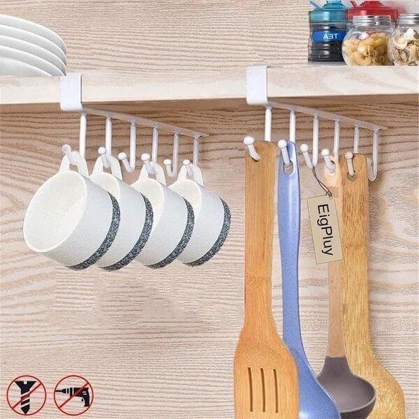 6-hook Punch-free Cabinet Hook