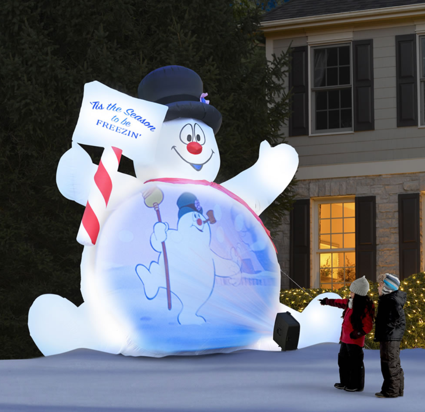 Video Projecting 10' Frosty The Snowman