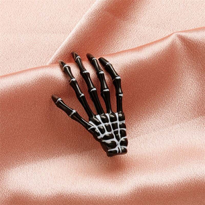 Women's Halloween Skull Palm Hair Clip(This Product Is A Single)