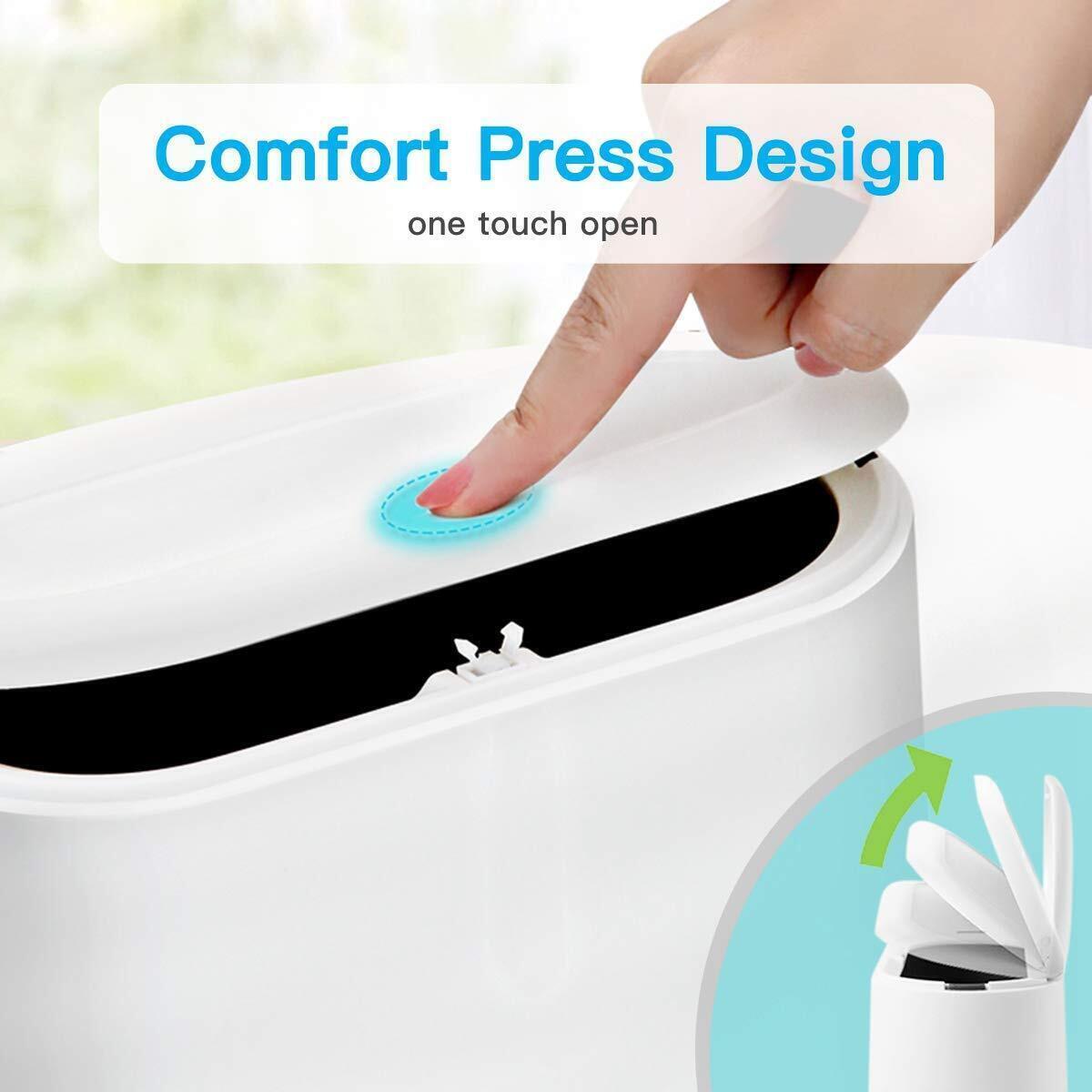 Press-Type with Removable Inner Plastic Small Garbage Can