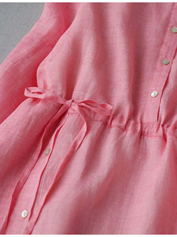 Casual Art Cotton Linen Dress