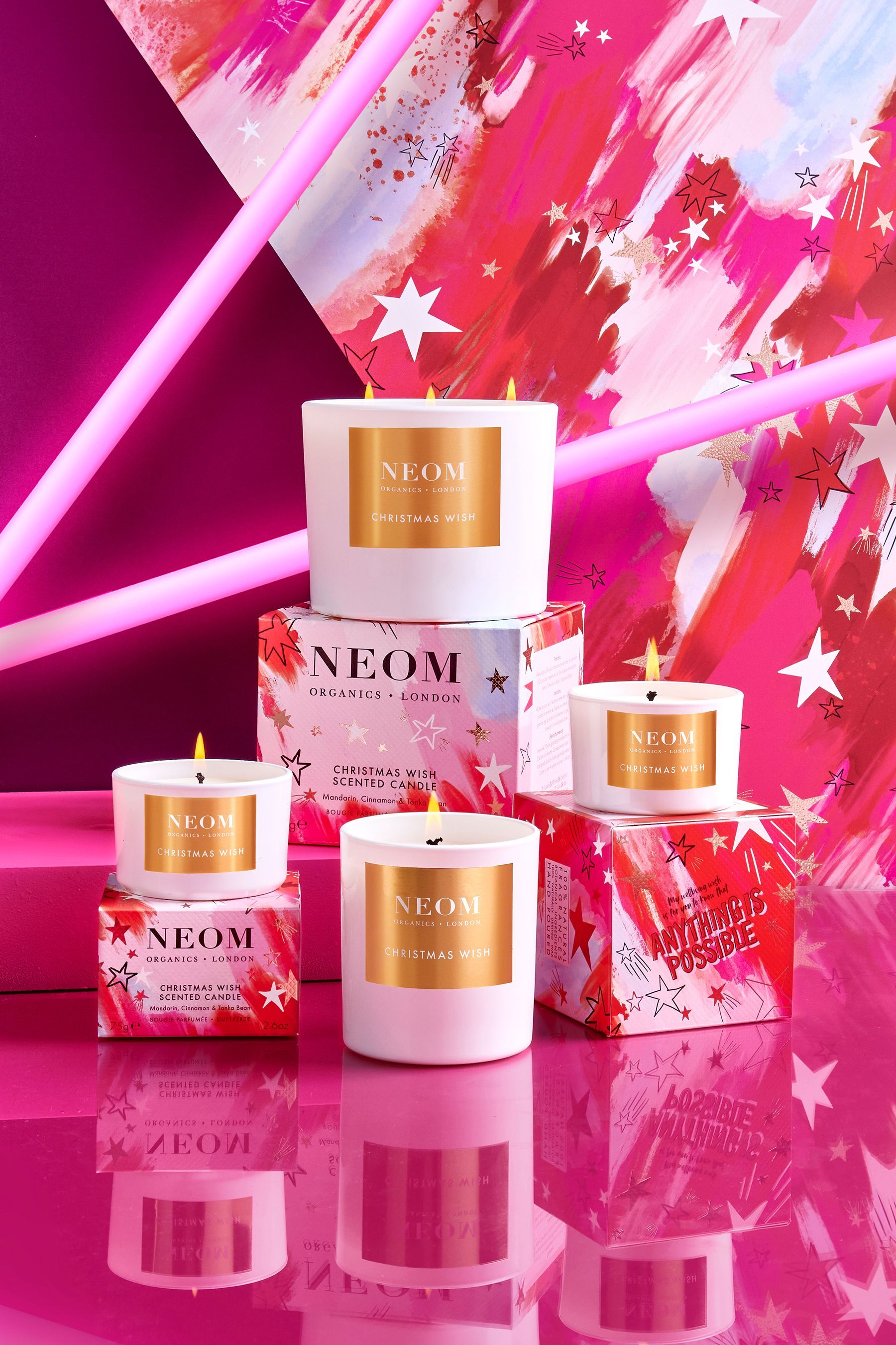 NEOM Christmas Wish 3 Wick Candle Discount Store