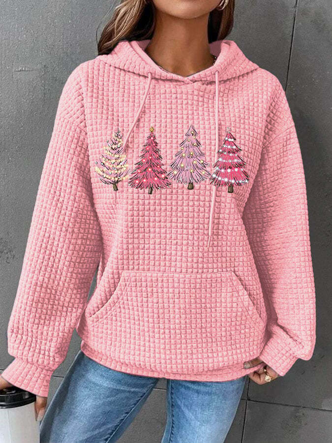 Women's Pink Tree Casual Sweatshirt