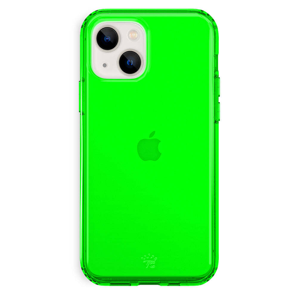 Neon Green Clear iPhone Case