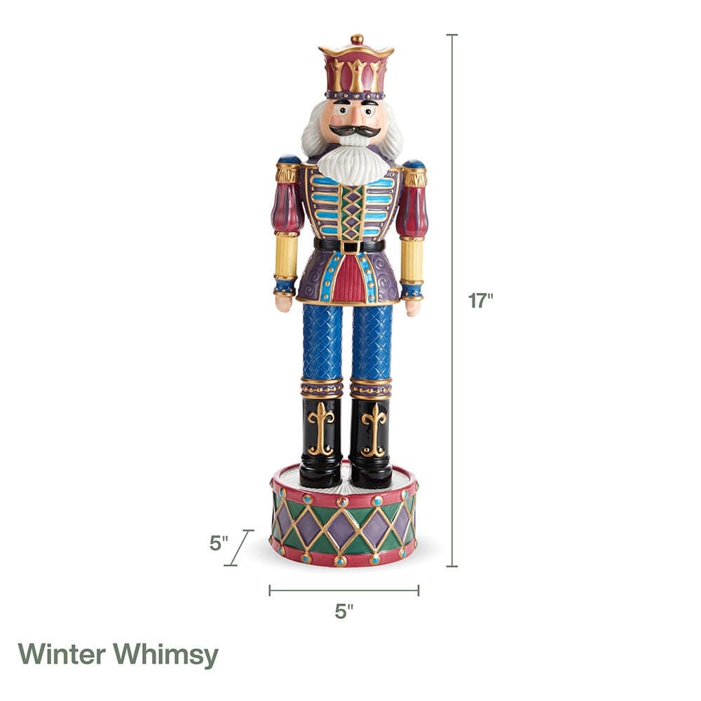 Winter Whimsy Prince Nutcracker Figurine, 17 IN