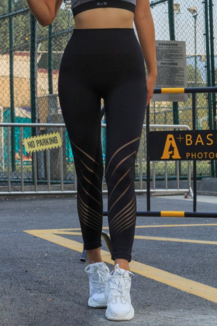 Breathable Hollow Out Sports Leggings