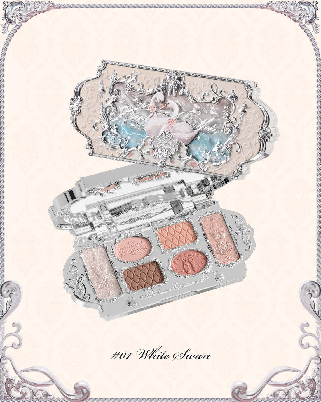 Swan Ballet SixColor Eyeshadow Palette Flower Know Flash Sale