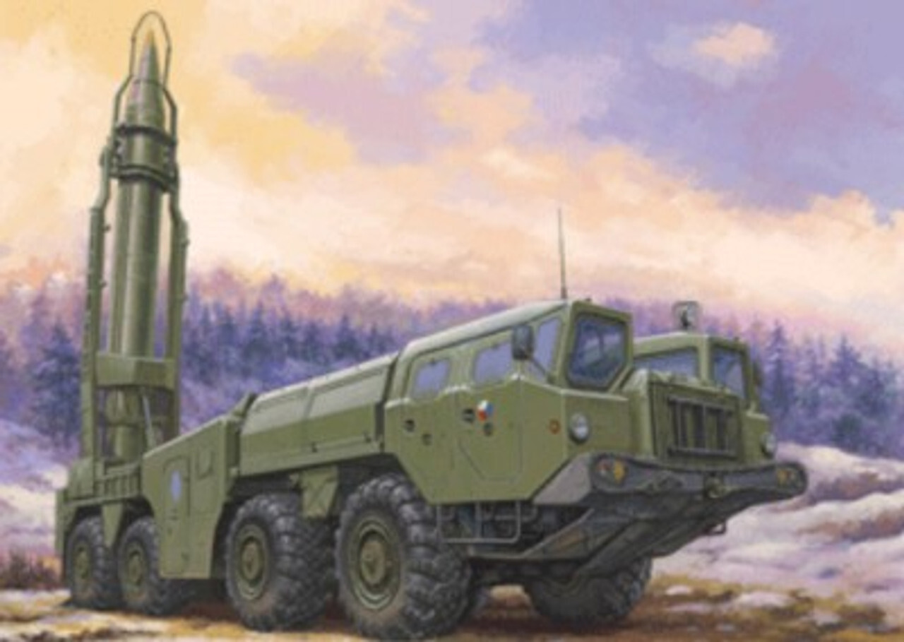 Soviet 9P117M1 Launcher W/R17 Rocket Of 9K72 Missile Complex Elbrus Sc ...