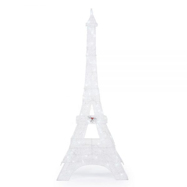 Christmas-86 in led lighted twinkling eiffel tower