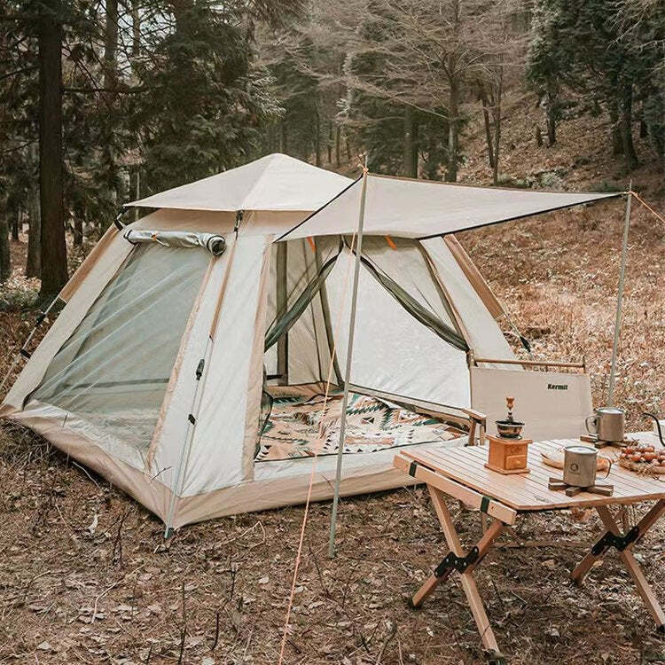 Four-sided Pop Up Tent camping - Petitpix