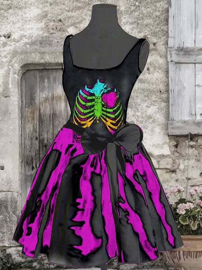 Halloween Women'S  Print Dress