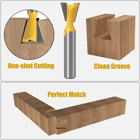 6PCS DOVETAIL ROUTER BIT SET🔥Buy 2 Save $10🔥