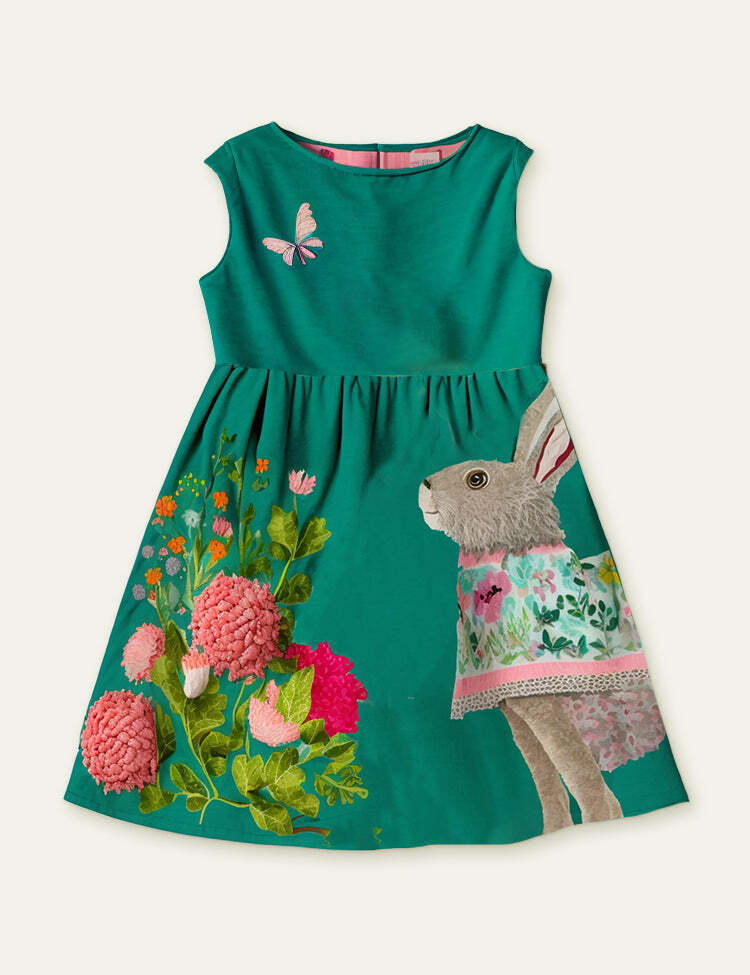 Rabbit Vintage Floral Dress