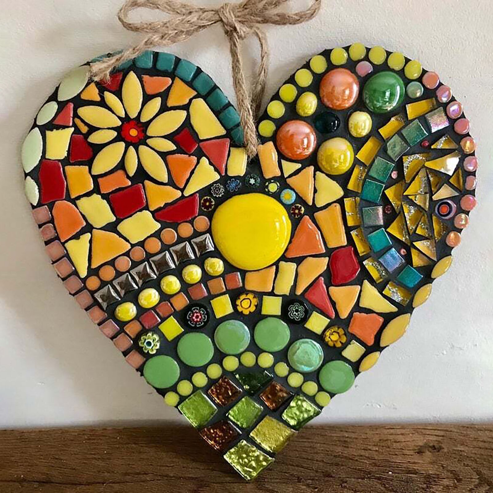 (🔥Hot sale-40% Off🔥)Large garden mosaic heart