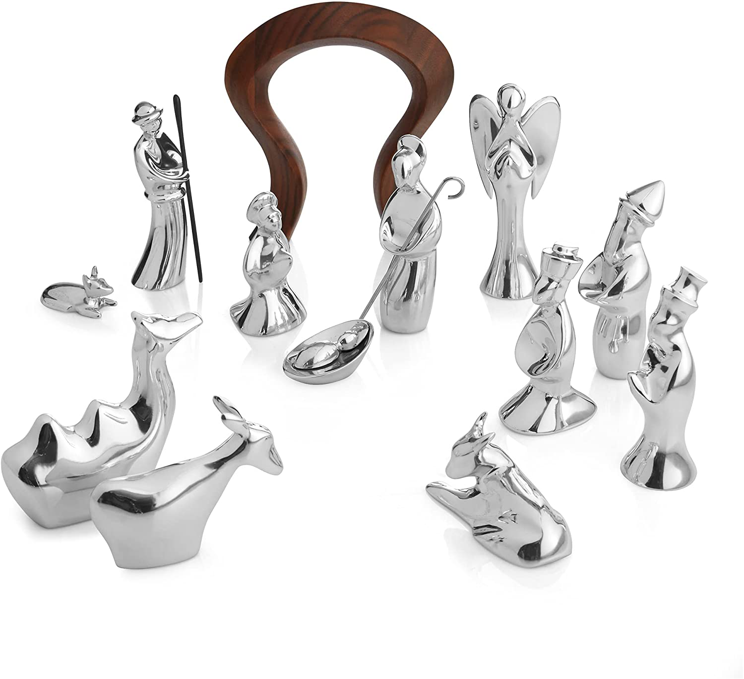 Nambe Holiday Collection Miniature Nativity Animals Includes Don