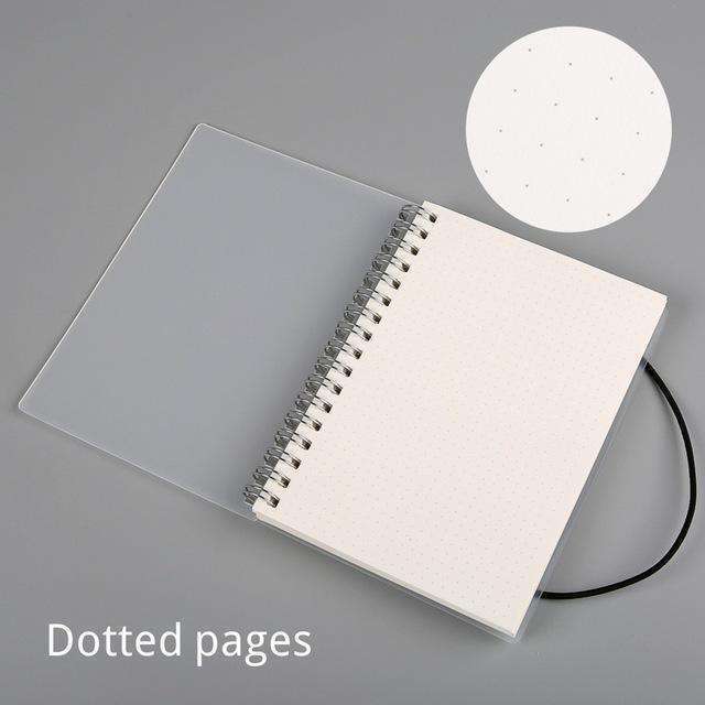 Clear Spiral Bullet Journal - A5 + A6