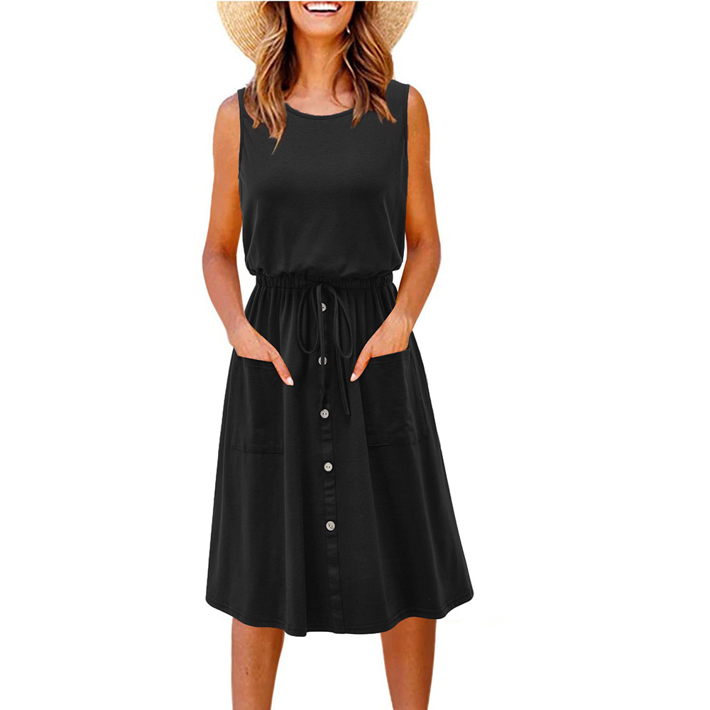 Finneyy women's Button Down Dress with Pockets