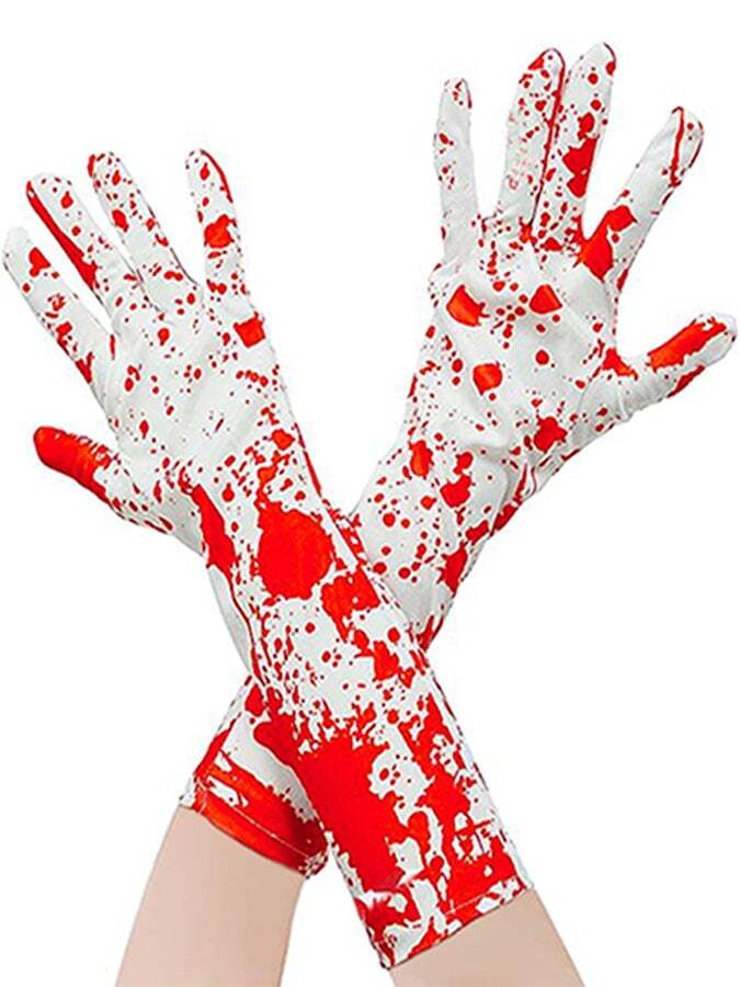 Halloween Bar Haunted House Cos Masquerade Horror Decorative Blood Gloves