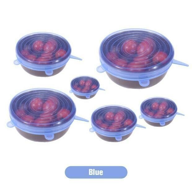(6 PCs/Set) - Silicone Stretch Lids