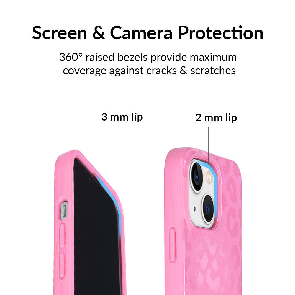 Hot Pink Leopard iPhone Case