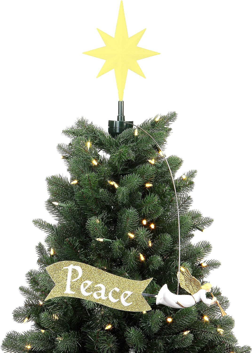 Mr. Christmas Animated Tree Topper-Carousel Christmas Decoration, Multi