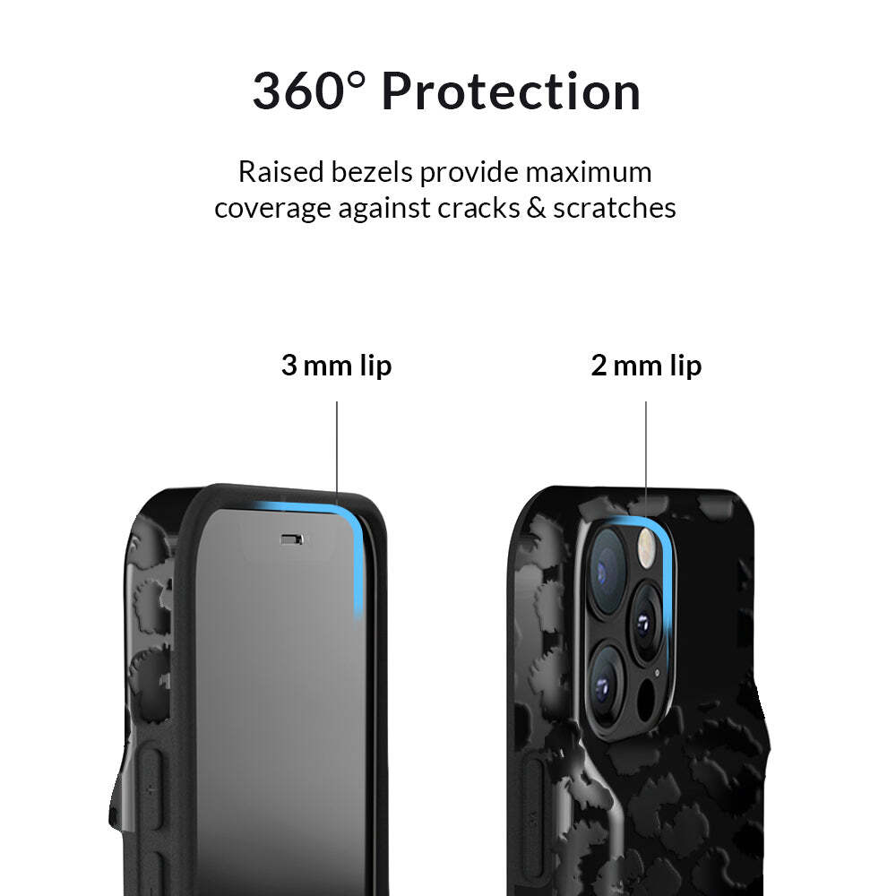 Black Leopard Wallet Case