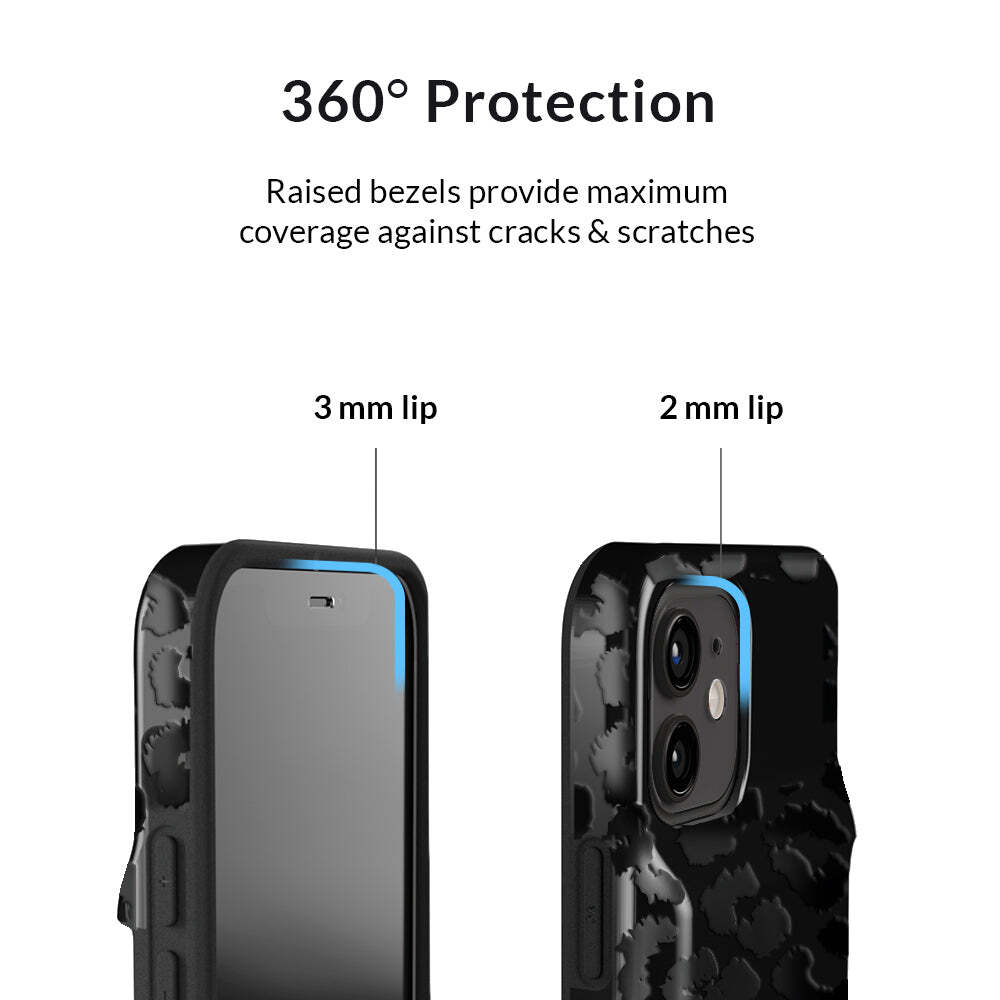 Black Leopard Wallet Case
