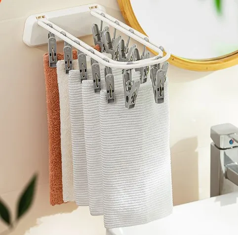 (🎁Early Mother's Day Promotion- 48% OFF)No-punch sock drying rack