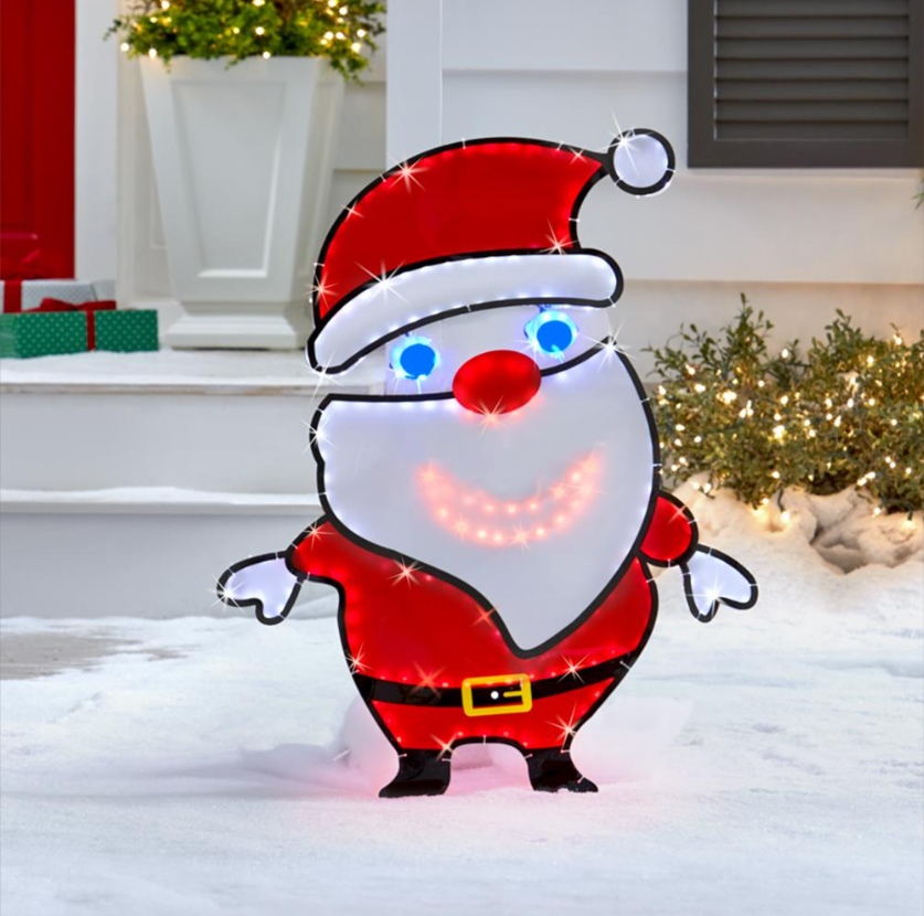 Illuminated Crooning Claus
